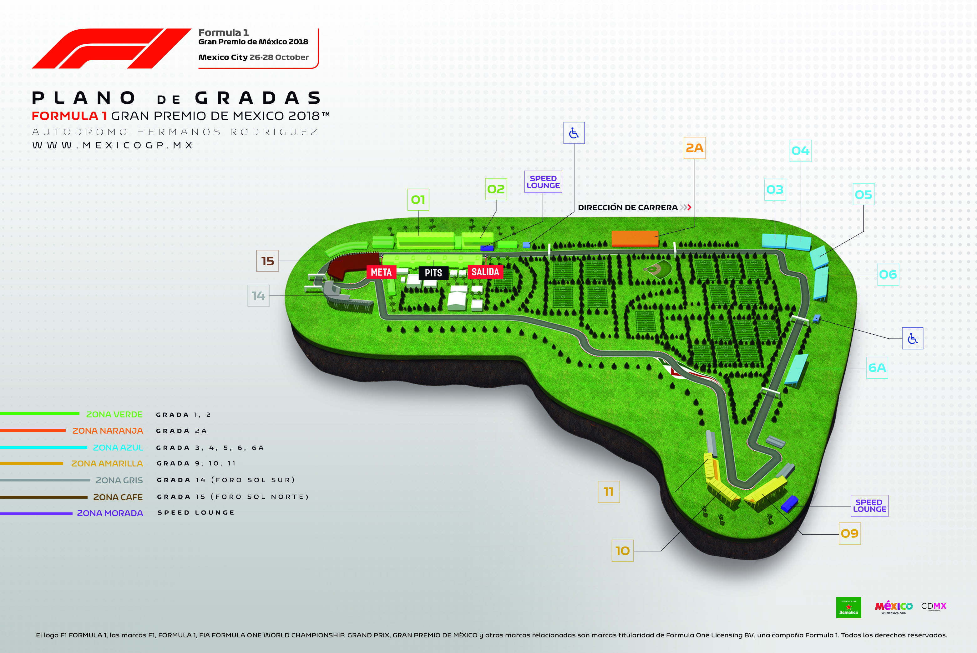 Plano de Gradas