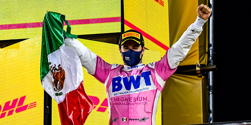 Primera victoria de ‘Checo’ Peréz en F1 en el GP de Sakhir