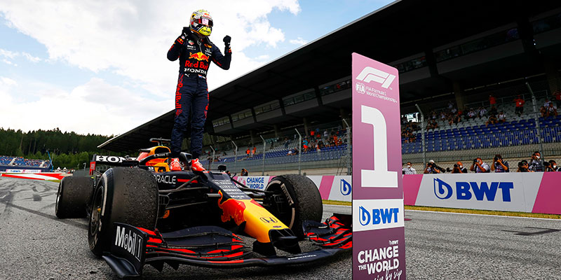 Verstappen se impuso cómodamente en el GP de Estiria