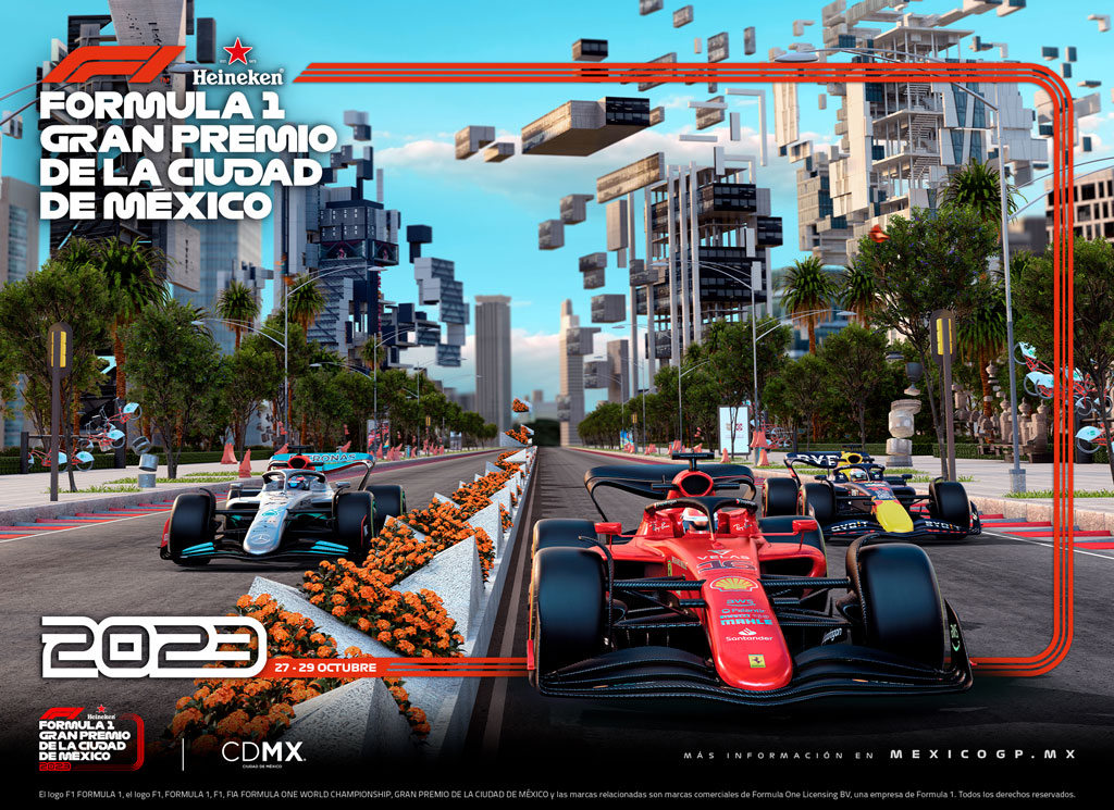 México GP presenta póster de la F1ESTA 2023