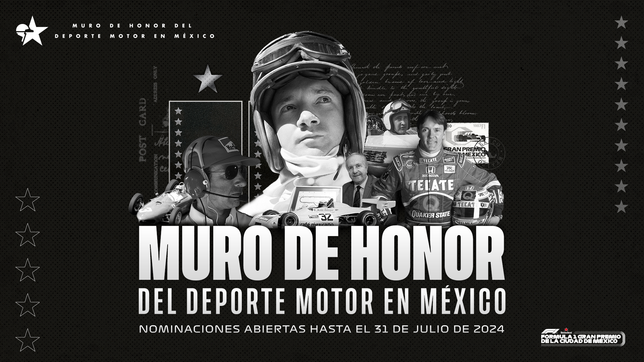 Arranca el periodo de nominaciones 2024 al  Muro de Honor del Deporte Motor en México