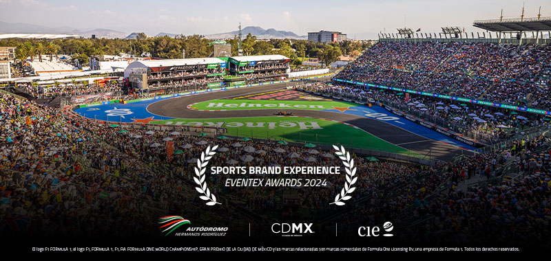 México GP recibe distinción de oro en los Eventex Awards por Experiencia de Marca