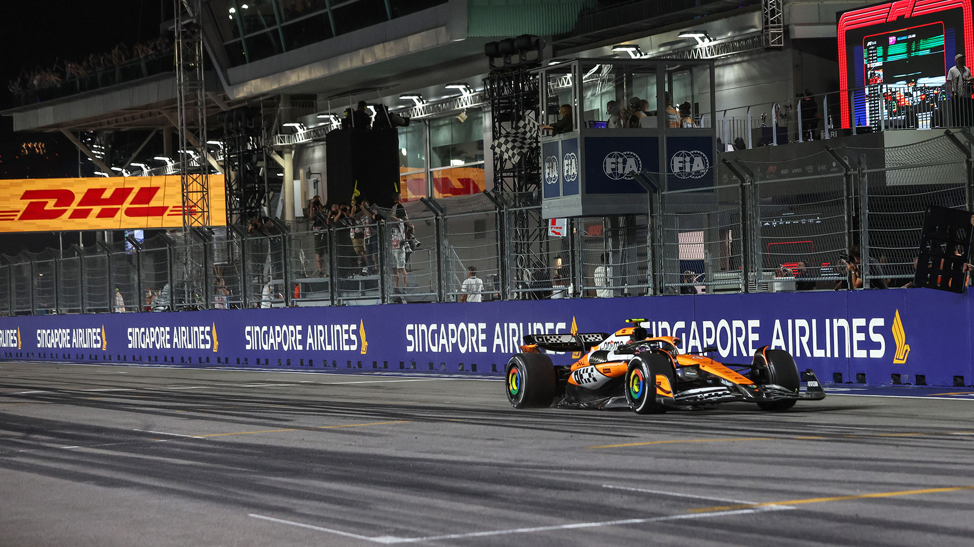  Norris ganó el GP de Singapur